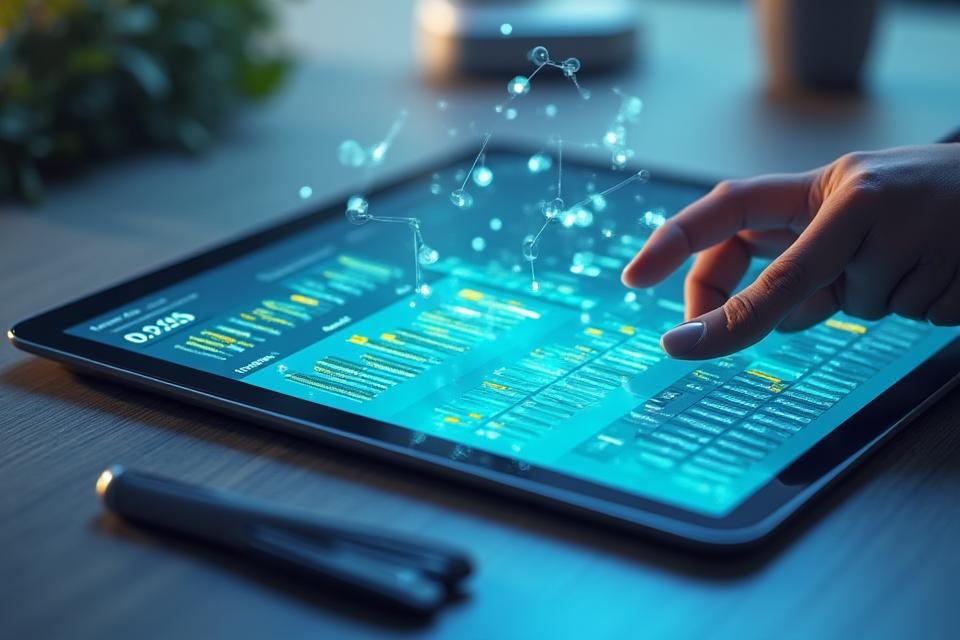 家計管理ソフトウェアのインターフェース