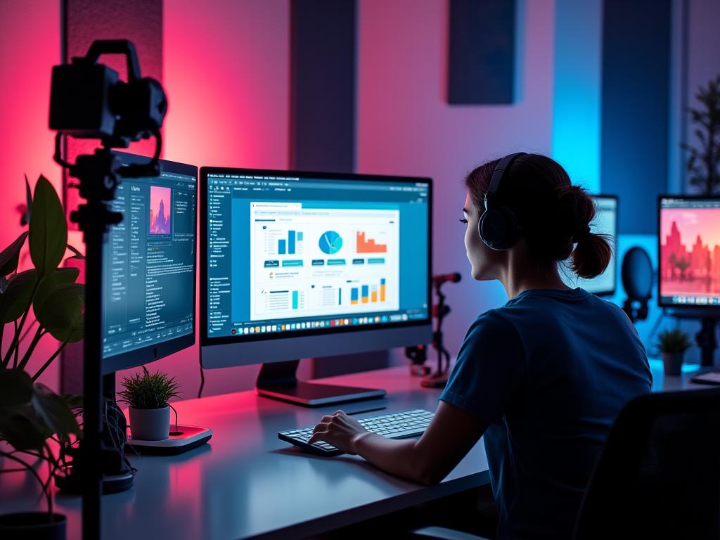 金融リテラシーコンテンツ制作の様子